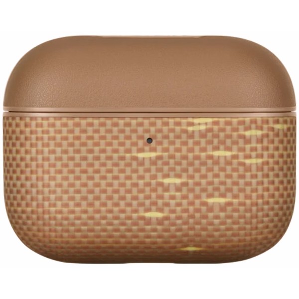 Фото - Чохол для навушників Pitaka Aramid Fiber Magnetic Case Golden Glint for Airpods Pro 3rd Gen (APM2504) Фото - Чохол для навушників Pitaka Aramid Fiber Magnetic Case Golden Glint for Airpods Pro 3rd Gen (APM2504)
